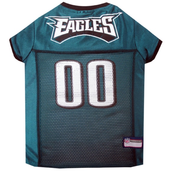 Eagles Teal Pet Jersey - Picture 6 of 8